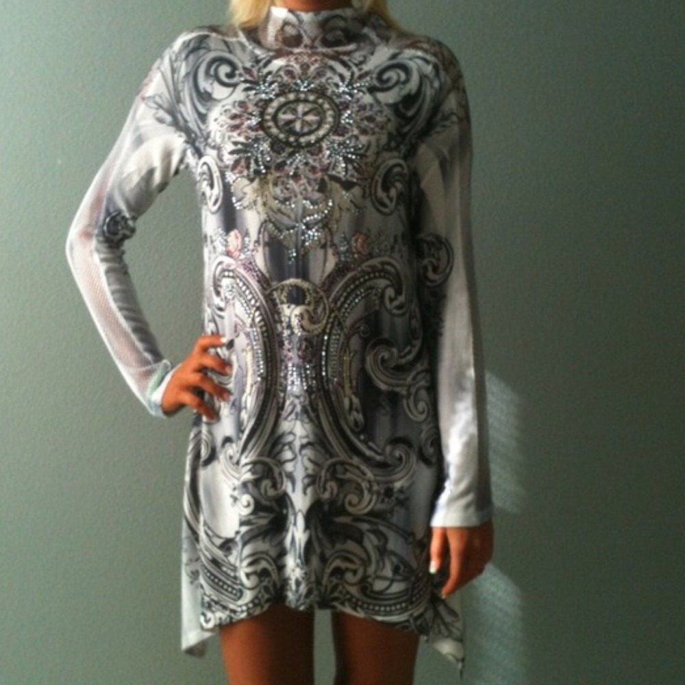 Vintage S-Twelve Rhinestone Dtess
